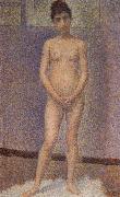 Georges Seurat Standing Female Nude oil painting reproduction